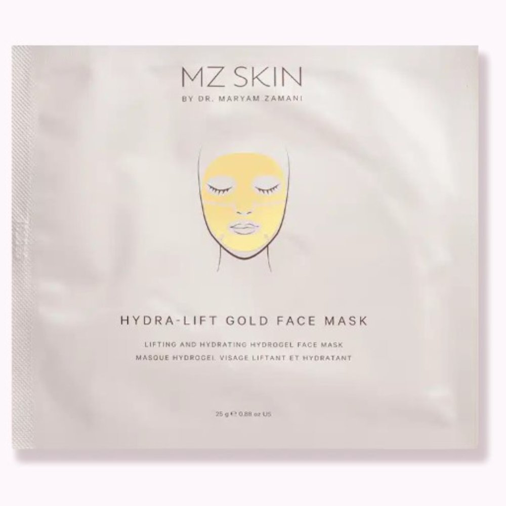 NWT MZ Skin Hydra-Lift Gold Face Mask (Lifting And Hydrating Hydrogel Face Mask